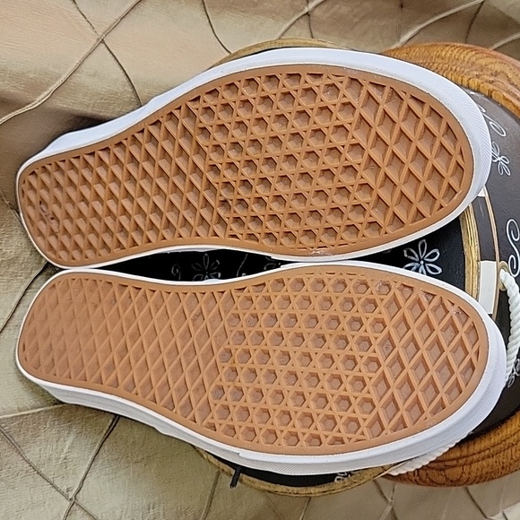 EUC- Vans ‘Era 59’ Unisex Dress Blue Canvas & Leather Boat Shoe / Sneaker - Picture 7 of 7